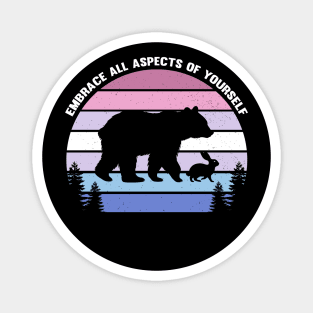 Bigender Pride Flag Lgbtq Month Subtle Lgbt Magnet